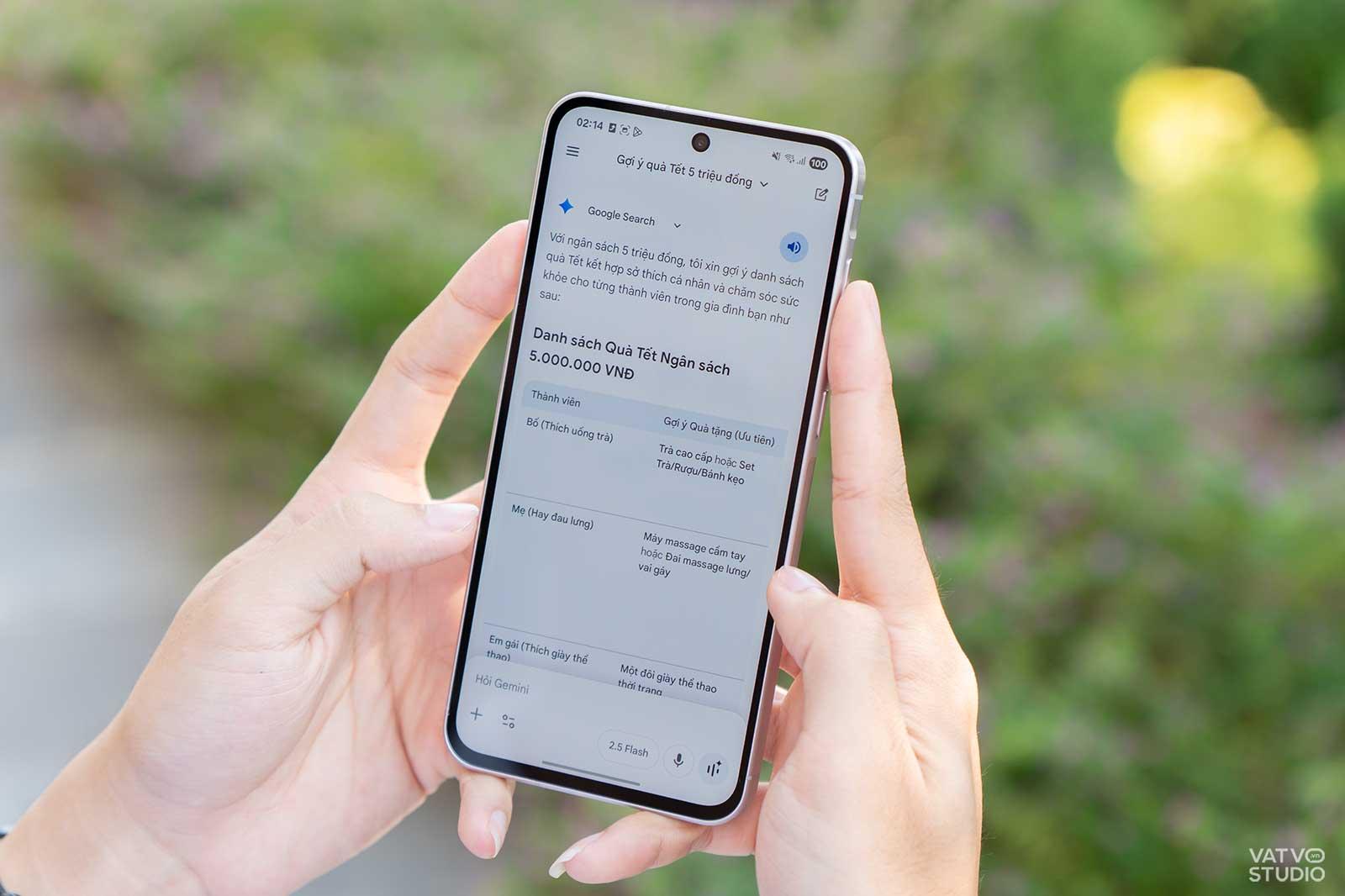 Săn sale cuối năm mà không dùng Gemini Live trên Galaxy A56 5G thì phí thật- Ảnh 3.