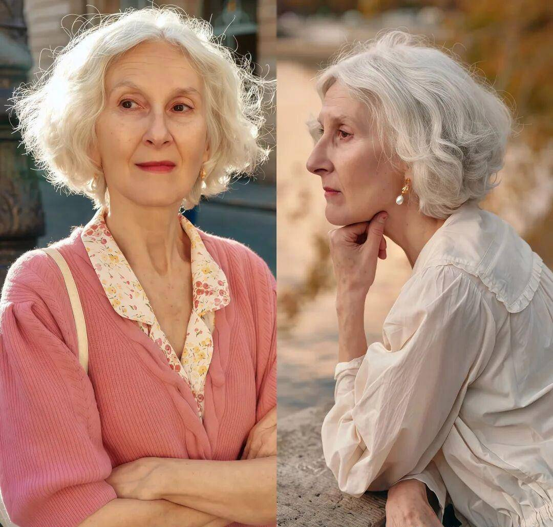 Học phụ nữ Ph&aacute;p c&aacute;ch "gi&agrave; đi ki&ecirc;u h&atilde;nh": T&oacute;c bạc cứ để tự nhi&ecirc;n, qu&ecirc;n ngay những bộ "đồ b&agrave; gi&agrave;" rộng th&ugrave;ng th&igrave;nh- Ảnh 8.