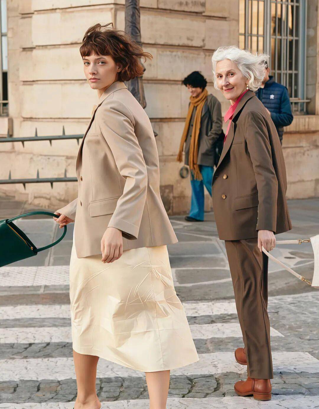 Học phụ nữ Ph&aacute;p c&aacute;ch "gi&agrave; đi ki&ecirc;u h&atilde;nh": T&oacute;c bạc cứ để tự nhi&ecirc;n, qu&ecirc;n ngay những bộ "đồ b&agrave; gi&agrave;" rộng th&ugrave;ng th&igrave;nh- Ảnh 9.