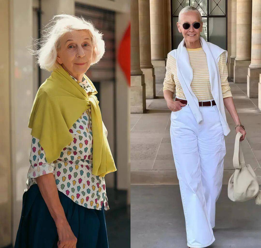 Học phụ nữ Ph&aacute;p c&aacute;ch "gi&agrave; đi ki&ecirc;u h&atilde;nh": T&oacute;c bạc cứ để tự nhi&ecirc;n, qu&ecirc;n ngay những bộ "đồ b&agrave; gi&agrave;" rộng th&ugrave;ng th&igrave;nh- Ảnh 2.