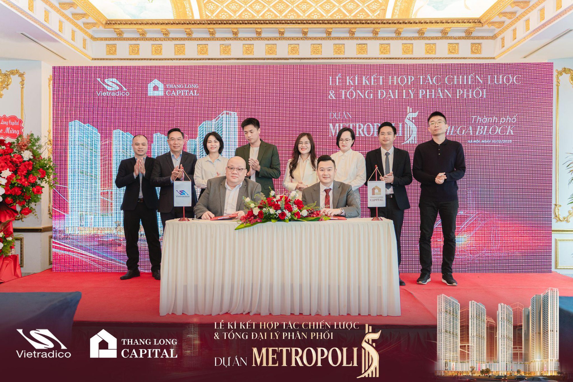 Vietradico - Thăng Long Capital bắt tay khởi động dự &aacute;n Metropoli5- Ảnh 1.