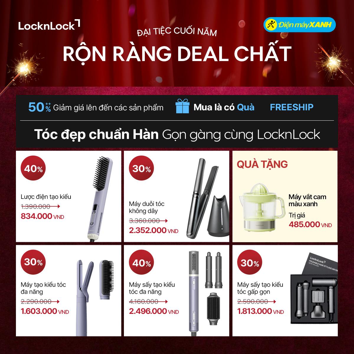 LocknLock x Điện Máy Xanh: Khai mở “Đại tiệc cuối năm – Rộn ràng deal chất”!- Ảnh 3.