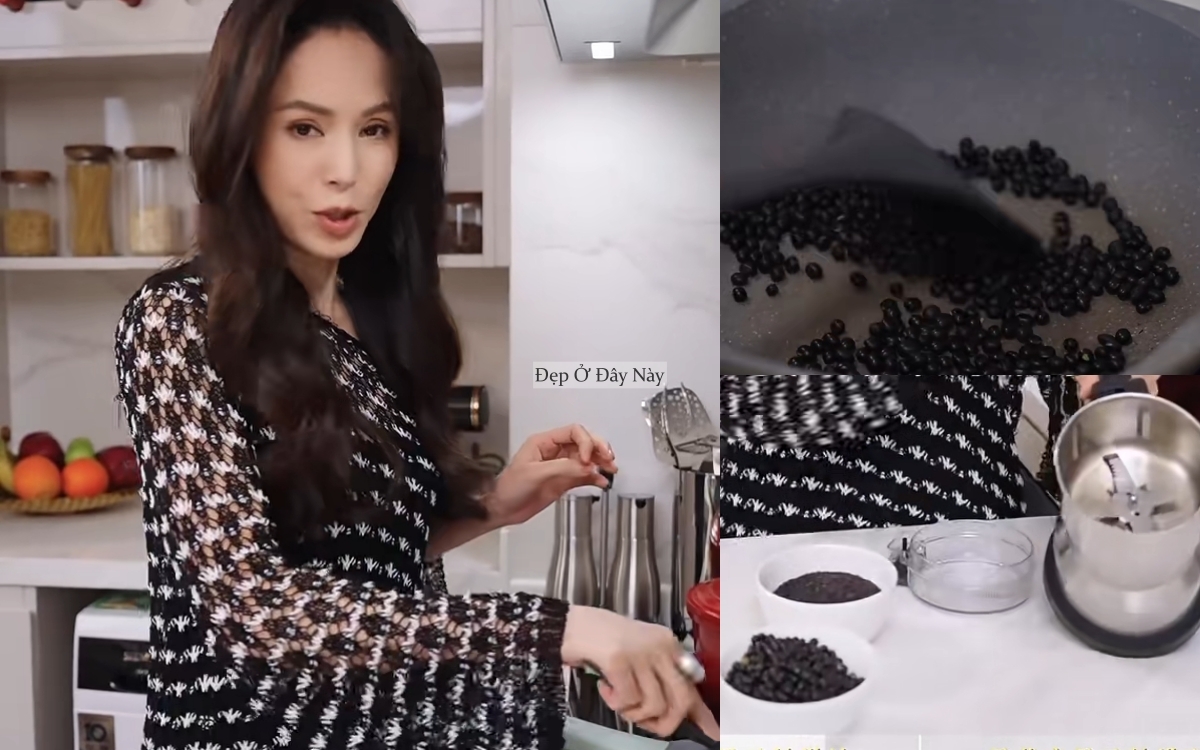 Học L&yacute; Nhược Đồng dưỡng t&oacute;c đen b&oacute;ng, da căng mướt nhờ 2 loại hạt gi&aacute; b&igrave;nh d&acirc;n- Ảnh 4.