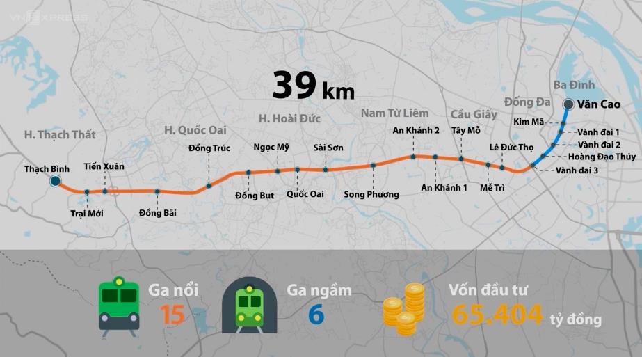 T&acirc;m điểm đ&ocirc; thị tương lai T&acirc;y H&agrave; Nội định h&igrave;nh từ tuyến metro số 5- Ảnh 1.