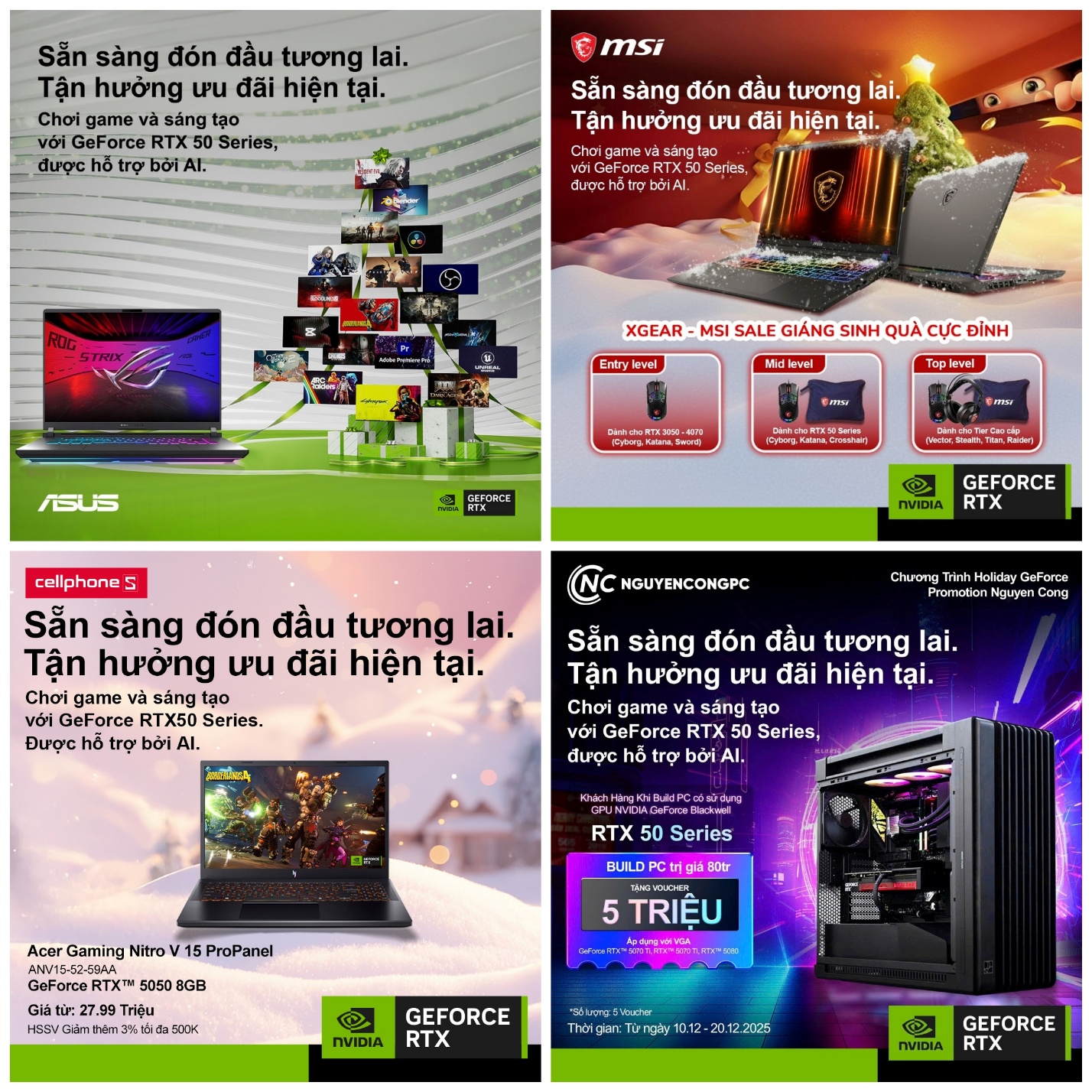 Đ&oacute;n m&ugrave;a lễ hội rực rỡ c&ugrave;ng GeForce RTX &ndash; N&acirc;ng cấp ngay, nhận ưu đ&atilde;i cực hấp dẫn!- Ảnh 4.