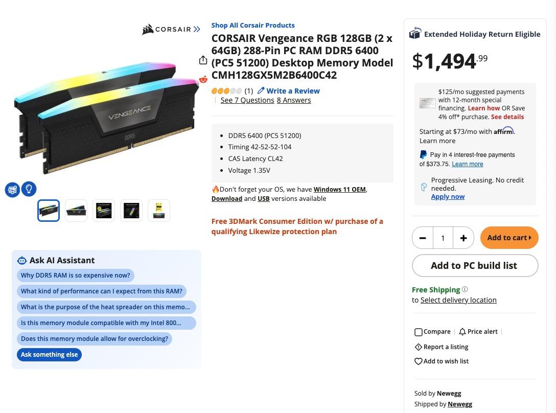 Giữa b&atilde;o khan hiếm RAM, lựa chọn kinh tế nhất để chơi game l&uacute;c n&agrave;y ch&iacute;nh l&agrave; PS5- Ảnh 1.