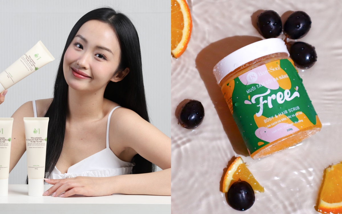 5 tẩy tế bào chết da đầu "made in Vietnam" dùng hàng tuần sẽ thấy tóc giảm nhờn và gãy rụng thấy rõ- Ảnh 1. 5 tẩy tế bào chết da đầu "made in Vietnam" dùng hàng tuần sẽ thấy tóc giảm nhờn và gãy rụng thấy rõ- Ảnh 1.