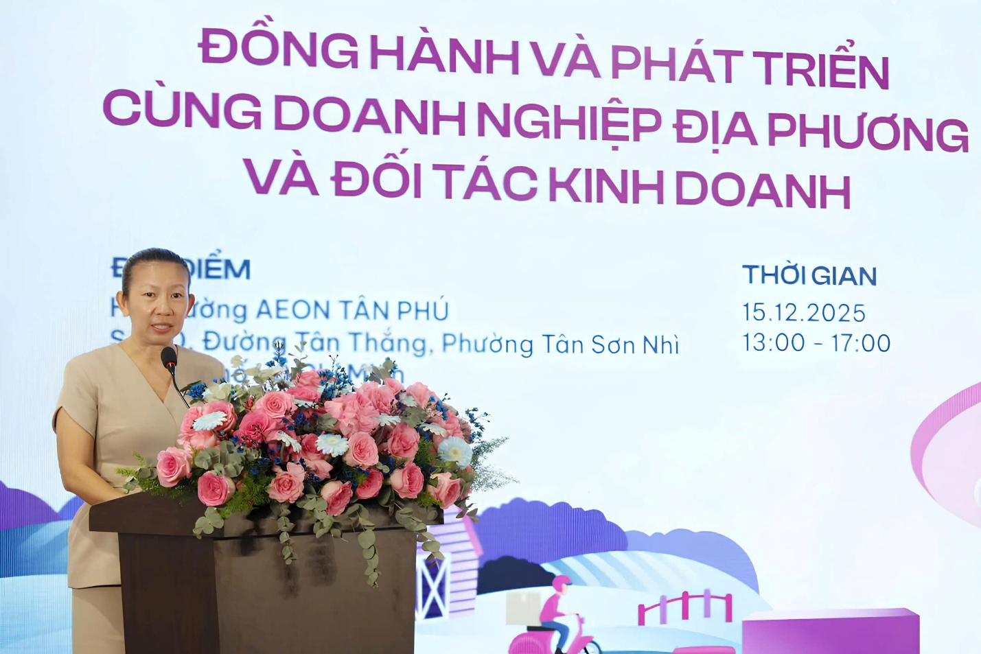 AEON đồng h&agrave;nh c&ugrave;ng doanh nghiệp từ hoạt động giao thương đến hội thảo- Ảnh 1.