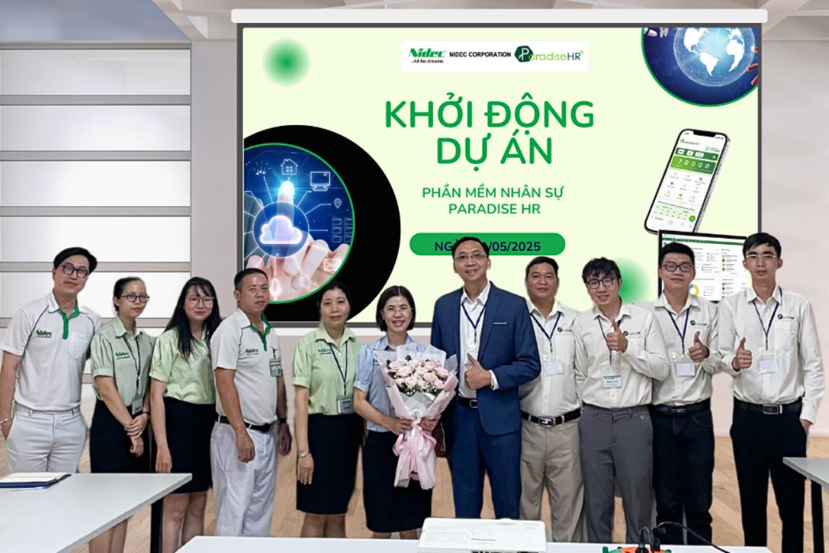 Paradise HR đồng h&agrave;nh c&ugrave;ng NIDEC trong quản l&yacute; nh&acirc;n sự- Ảnh 3.