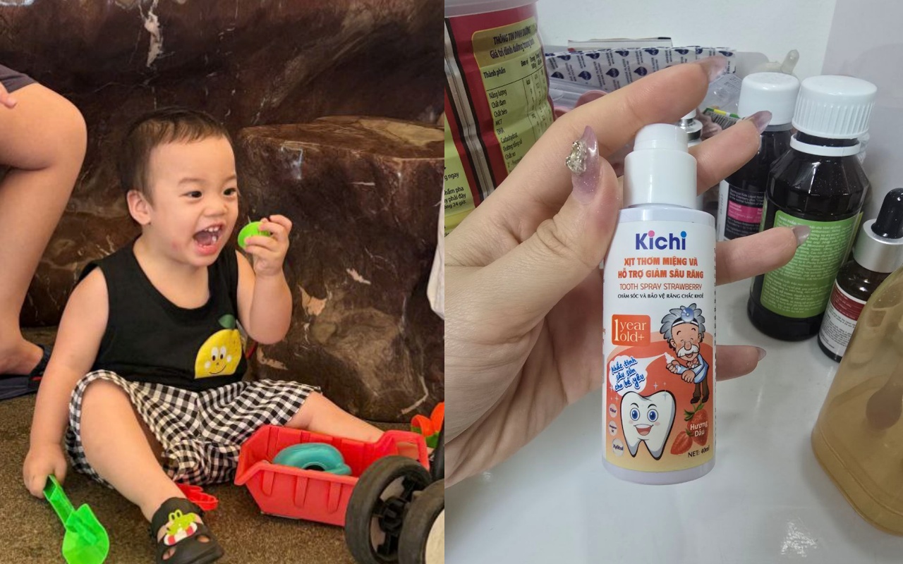 Review xịt chống s&acirc;u răng Kichilachi Kikid: Nếu mẹ c&oacute; 1 em "kh&oacute; t&iacute;nh" th&igrave; đ&acirc;y ch&iacute;nh l&agrave; ch&acirc;n &aacute;i để bảo vệ những chiếc răng xinh- Ảnh 4.
