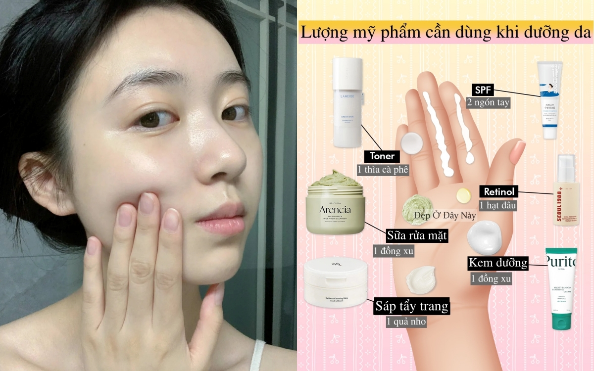 Dưỡng da thông minh là biết dùng định lượng sản phẩm thế nào để đủ giúp da đẹp lên!- Ảnh 1. Dưỡng da thông minh là biết dùng định lượng sản phẩm thế nào để đủ giúp da đẹp lên!- Ảnh 1.