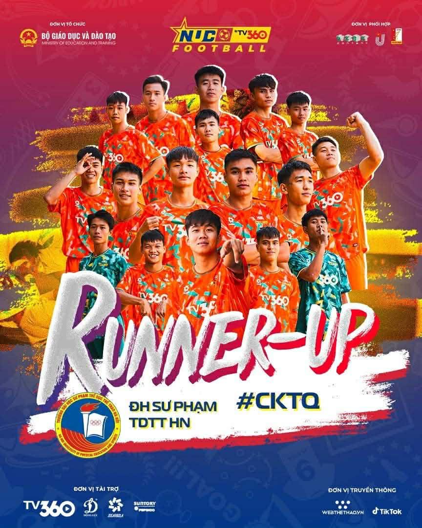 ĐH Sư phạm TDTT Hà Nội “vỡ òa trong tiếc nuối”: chỉ cách chức vô địch đúng… 1 cú sút- Ảnh 1.