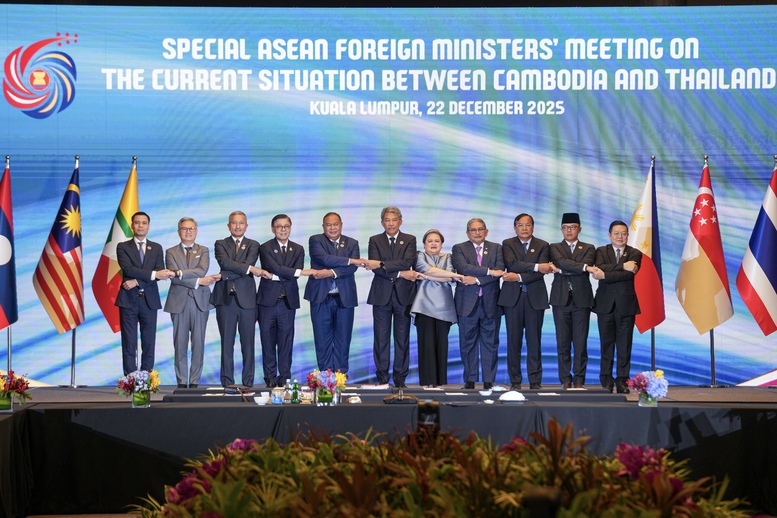 Hội nghị ngoại trưởng ASEAN: Quan điểm Việt Nam v&agrave; c&aacute;c nước về t&igrave;nh h&igrave;nh giữa Campuchia - Th&aacute;i Lan- Ảnh 1.