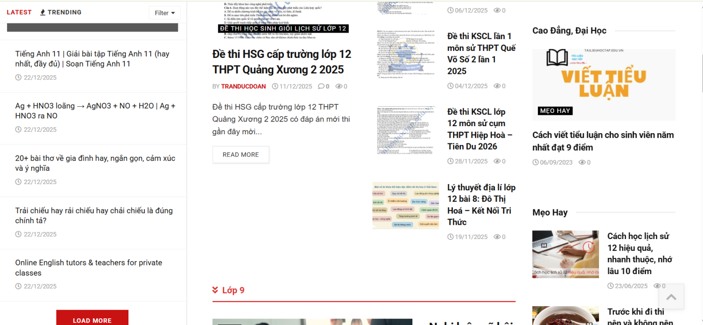 Tailieuhoctap.edu.vn - Nơi hội tụ tri thức, đồng h&agrave;nh c&ugrave;ng học sinh Việt Nam- Ảnh 2.
