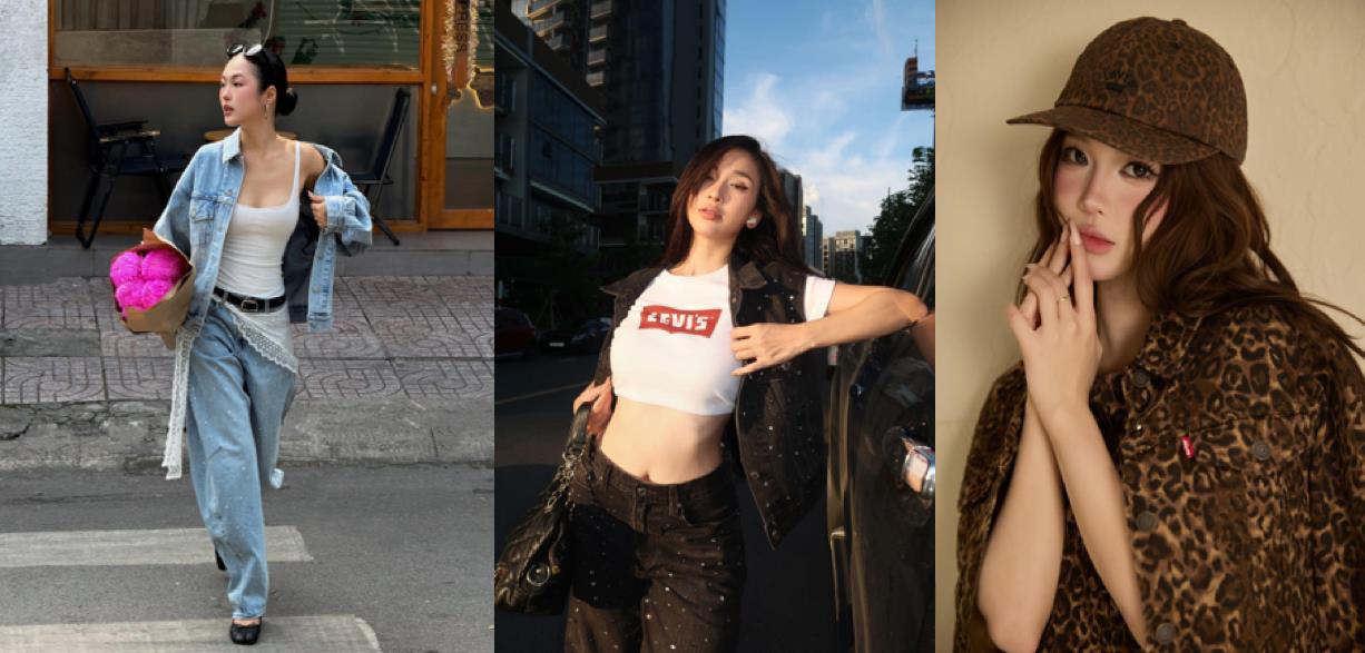 3 n&agrave;ng &ldquo;IT GIRL&rdquo; genZ Wyn Anh, Lynh CI, A Nga Ng&ocirc; khuấy động m&ugrave;a lễ hội với BST Levi&rsquo;s Holiday- Ảnh 2.
