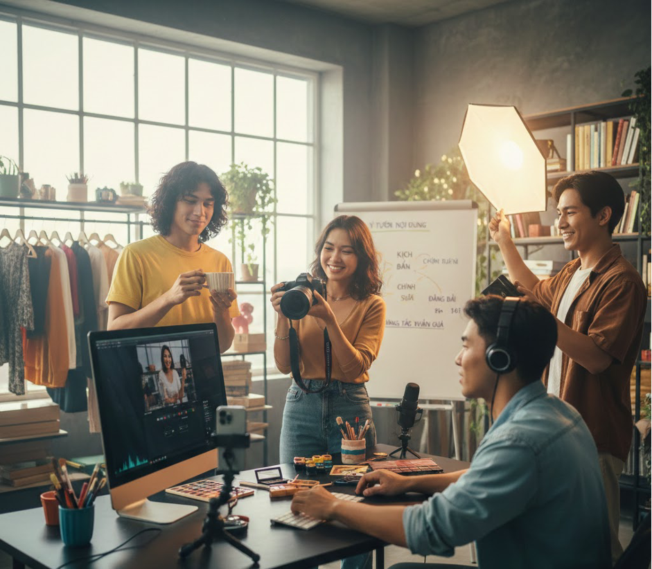 Nghề S&aacute;ng tạo nội dung (Content Creator): Khi đam m&ecirc; trở th&agrave;nh một sự nghiệp thực thụ- Ảnh 1.