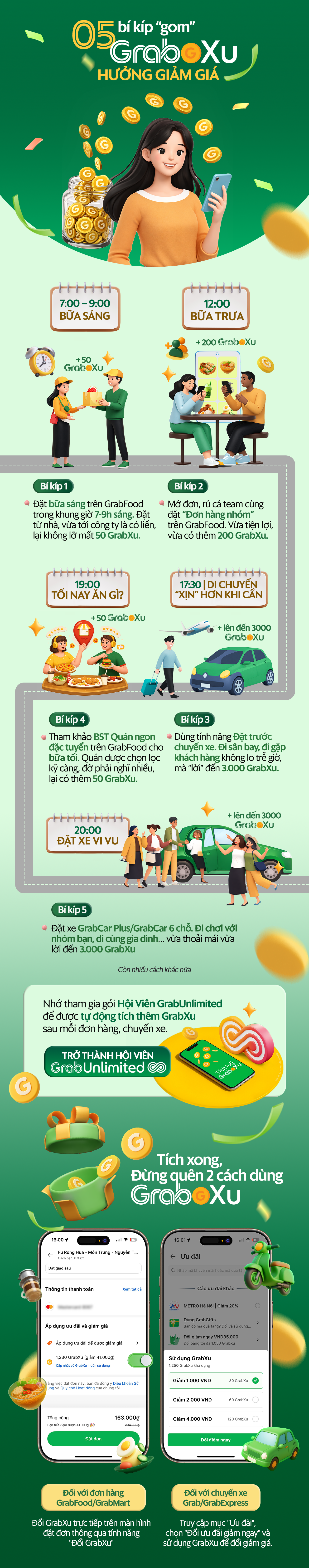 5 mẹo tăng tốc t&iacute;ch GrabXu m&agrave; d&acirc;n s&agrave;nh Grab nhất quyết kh&ocirc;ng thể bỏ lỡ- Ảnh 2.