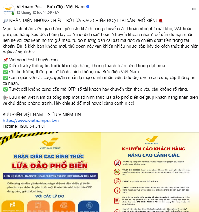 Lừa đảo giả mạo nhân viên giao hàng gia tăng: Cảnh báo thủ đoạn tinh vi và khuyến nghị từ các đơn vị chuyển phát- Ảnh 2. Lừa đảo giả mạo nhân viên giao hàng gia tăng: Cảnh báo thủ đoạn tinh vi và khuyến nghị từ các đơn vị chuyển phát- Ảnh 2.