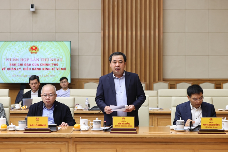 Thủ tướng chủ tr&igrave; phi&ecirc;n họp thứ nhất Ban Chỉ đạo quản l&yacute;, điều h&agrave;nh kinh tế vĩ m&ocirc;- Ảnh 4.