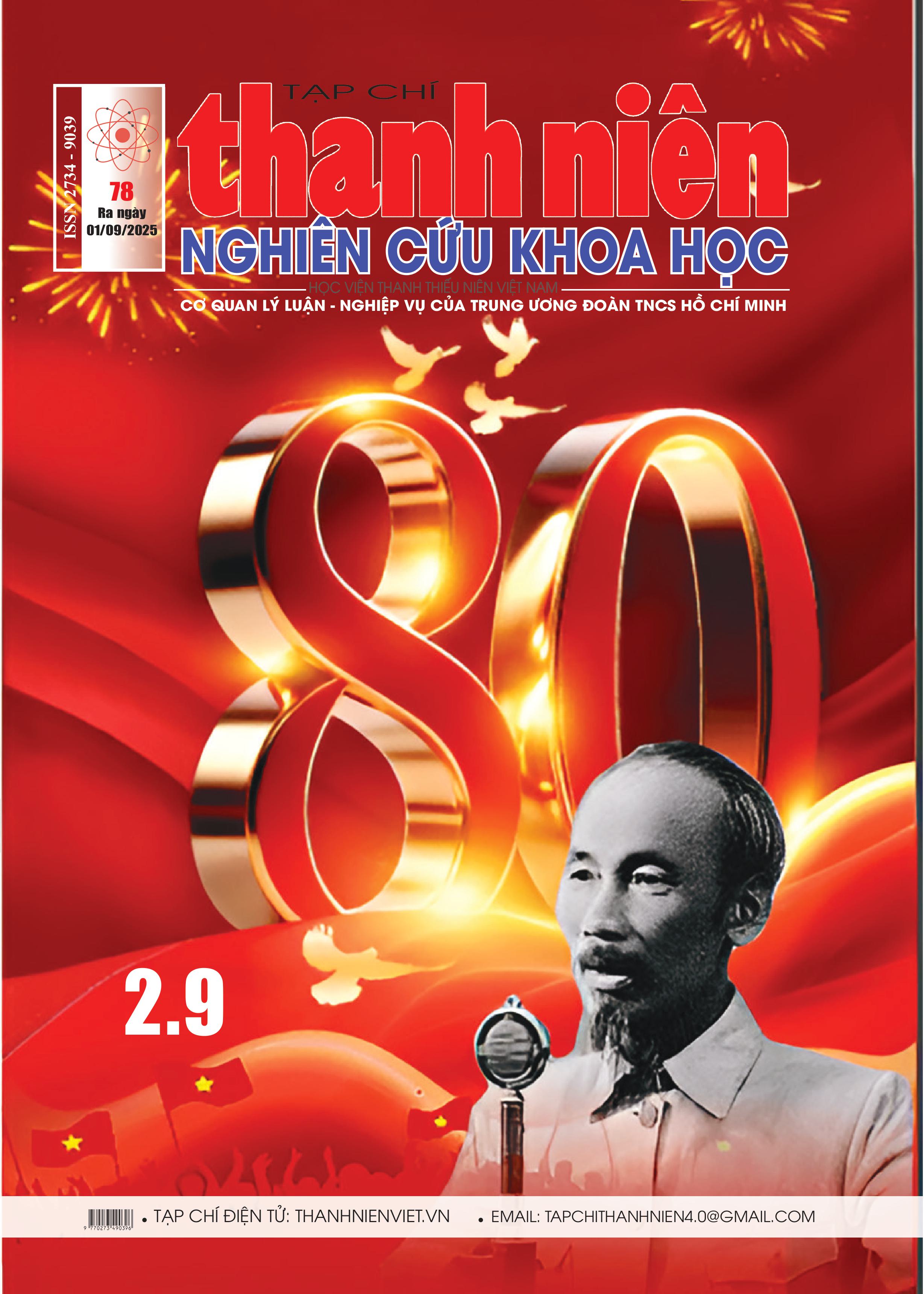 Tạp chí Thanh niên NCKH - số 78