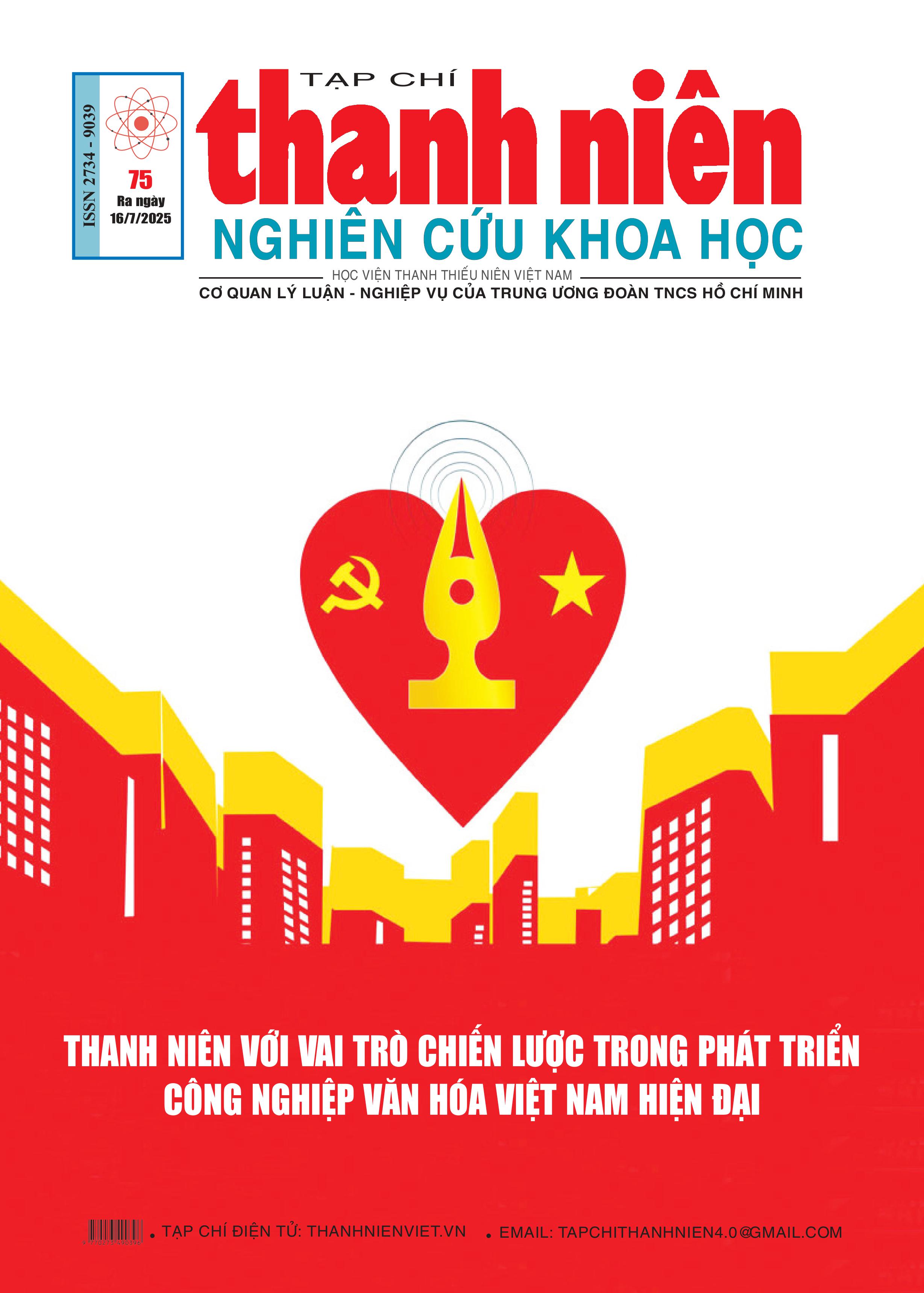  Tạp chí Thanh niên NCKH - số 75