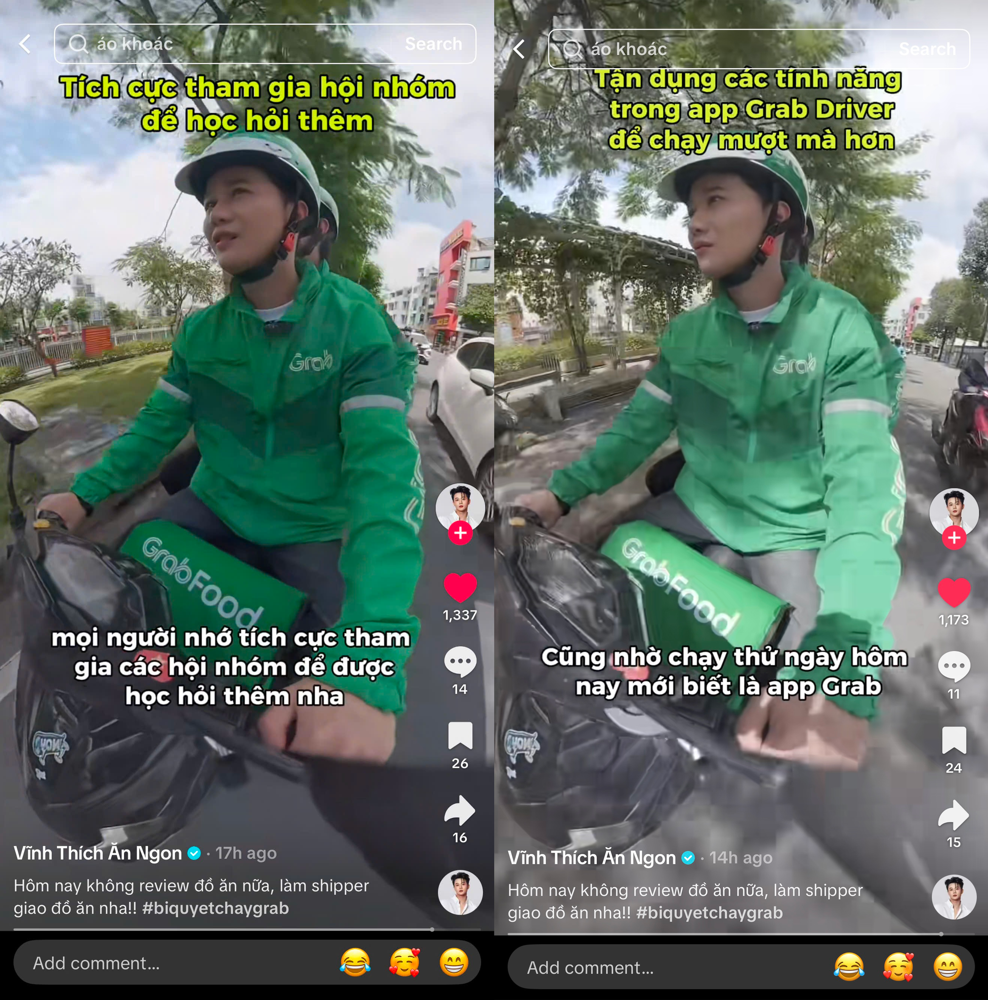 TikToker Vĩnh Thích Ăn Ngon bất ngờ “đổi nghề” làm tài xế công nghệ- Ảnh 7.