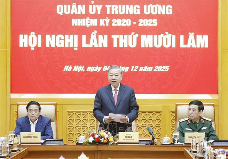 Tổng Bí thư Tô Lâm: Hành động theo phương châm '5 vững', xây dựng quân đội trong tình hình mới- Ảnh 1.