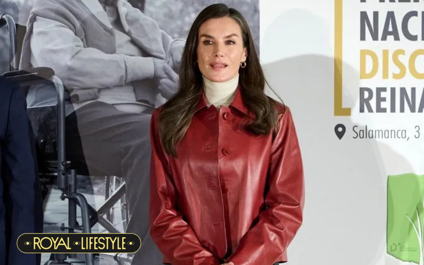 Vương hậu Tây Ban Nha dạy chị em U60 diện đồ da đỏ rực: Áo khoác "hàng chợ" giá bình dân vẫn sang chảnh ngút ngàn, thần thái "chặt đẹp" mọi ánh nhìn- Ảnh 2. Vương hậu Tây Ban Nha dạy chị em U60 diện đồ da đỏ rực: Áo khoác "hàng chợ" giá bình dân vẫn sang chảnh ngút ngàn, thần thái "chặt đẹp" mọi ánh nhìn- Ảnh 2.