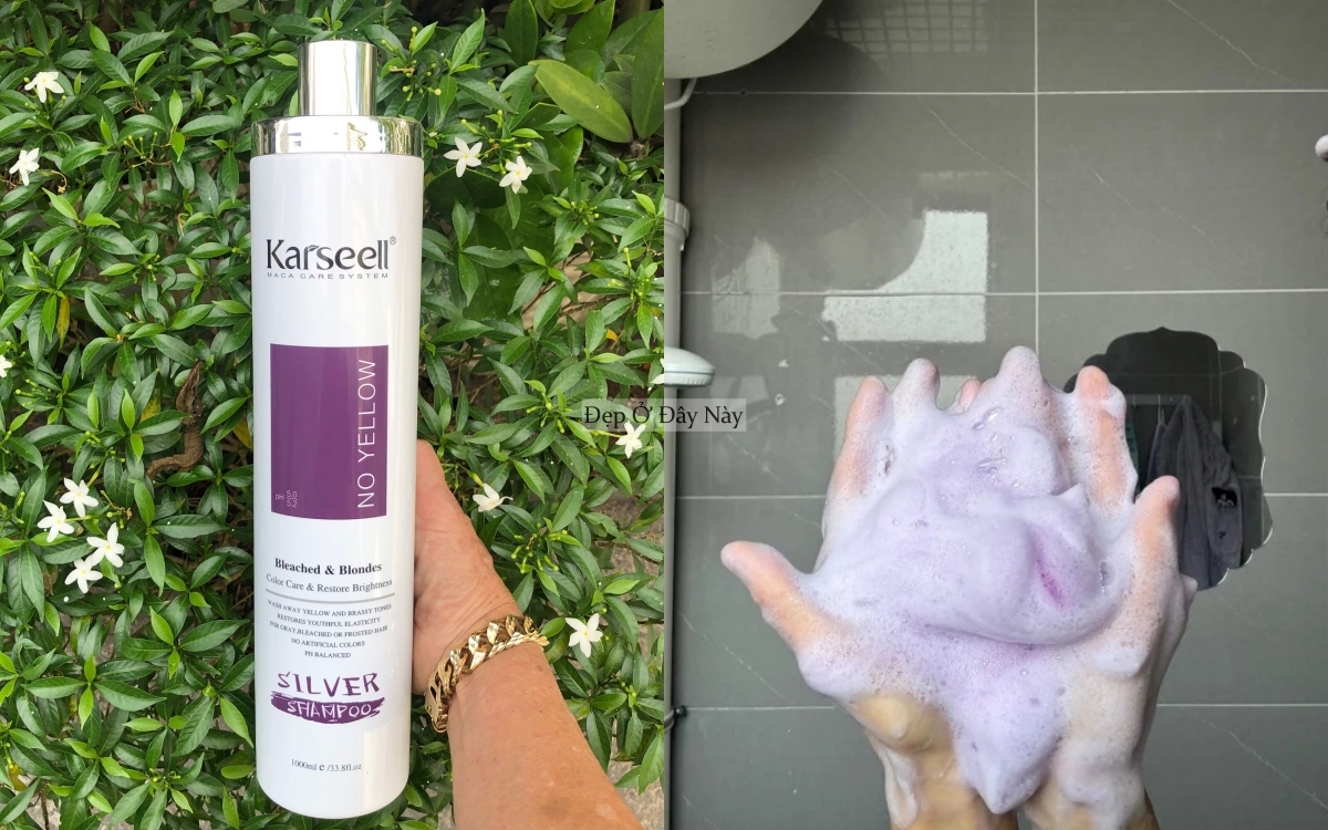 Muốn t&oacute;c bạc tự nhi&ecirc;n vẫn đẹp, phụ nữ trung ni&ecirc;n cần d&ugrave;ng dầu gội t&iacute;m- Ảnh 8.