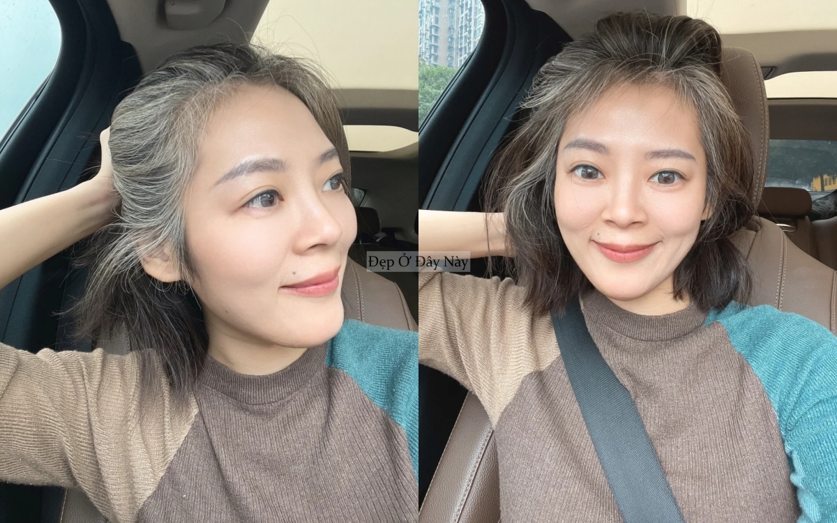 Muốn t&oacute;c bạc tự nhi&ecirc;n vẫn đẹp, phụ nữ trung ni&ecirc;n cần d&ugrave;ng dầu gội t&iacute;m- Ảnh 2.