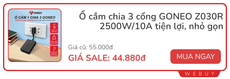 14 deal đồ giữa tháng toàn đồ thiết thực: Máy hút bụi, Tag định vị, Giày thể thao... giảm tới 50%- Ảnh 3.