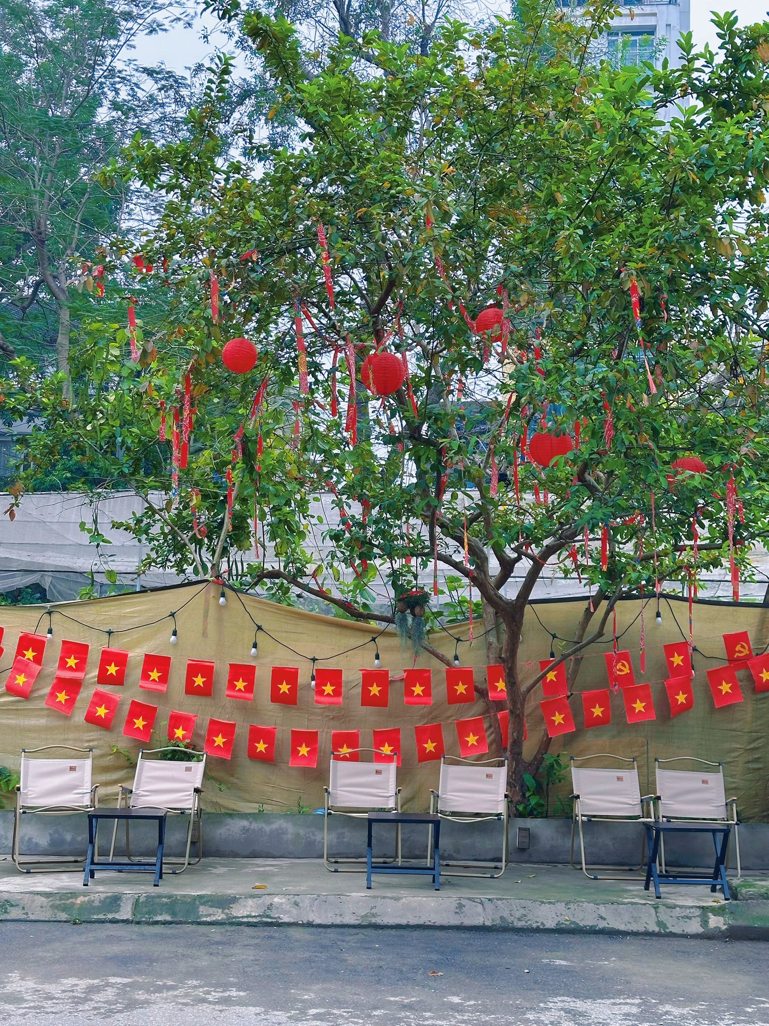 "Cà phê yêu nước" thành trend dịp kỷ niệm 50 năm thống nhất đất nước, nhiều quán chuẩn bị sẵn cờ và trang phục để khách chụp ảnh check-in- Ảnh 10. "Cà phê yêu nước" thành trend dịp kỷ niệm 50 năm thống nhất đất nước, nhiều quán chuẩn bị sẵn cờ và trang phục để khách chụp ảnh check-in- Ảnh 10.