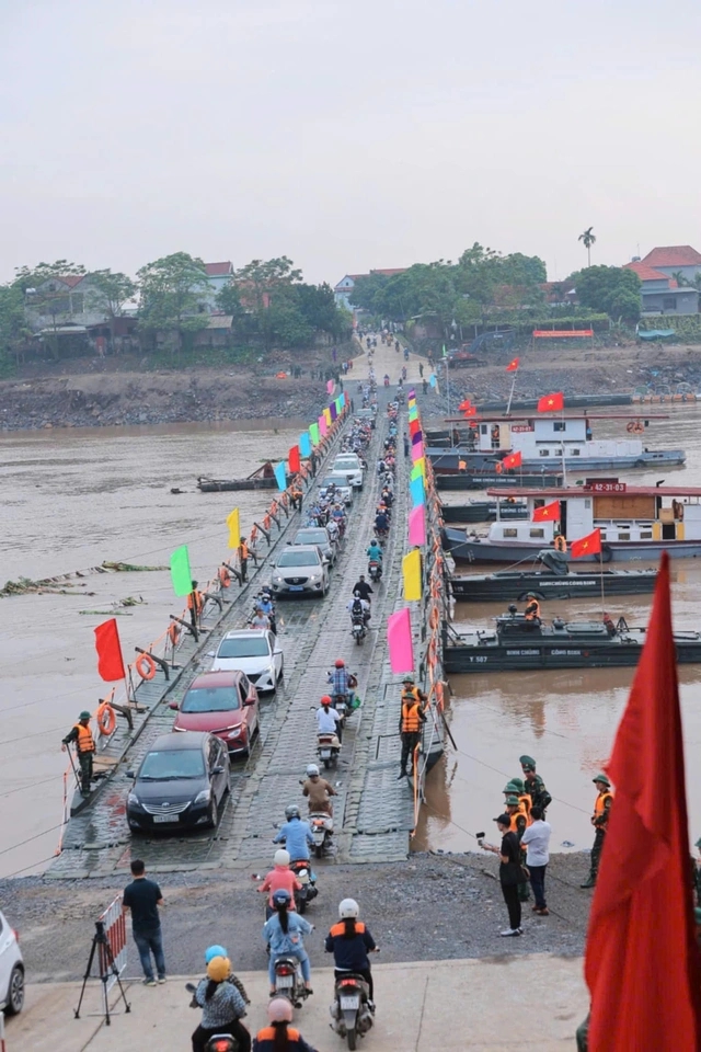 Một tỉnh cách Hà Nội 90 km đang thần tốc xây dựng công trình bắc qua sông, chỉ 3 tháng tới là hoàn thành- Ảnh 4. Một tỉnh cách Hà Nội 90 km đang thần tốc xây dựng công trình bắc qua sông, chỉ 3 tháng tới là hoàn thành- Ảnh 4.