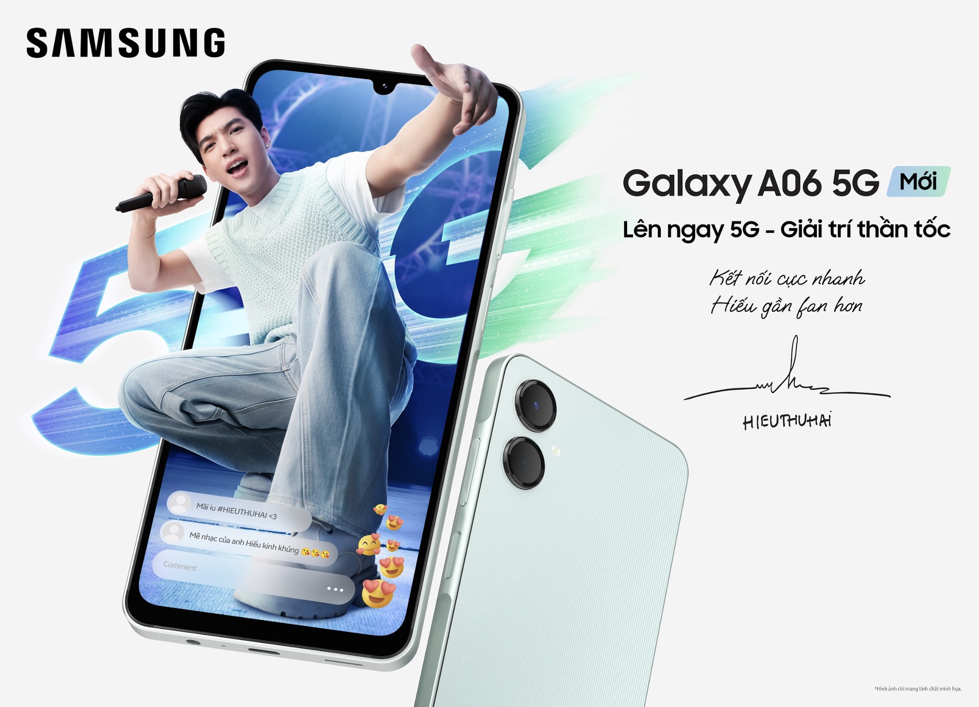 Ra mắt điện thoại phổ thông Samsung đầu tiên hỗ trợ 5G: Camera kép, Dimensity 6300, thiết kế đẹp, giá từ 3.49 triệu- Ảnh 1. Ra mắt điện thoại phổ thông Samsung đầu tiên hỗ trợ 5G: Camera kép, Dimensity 6300, thiết kế đẹp, giá từ 3.49 triệu- Ảnh 1.