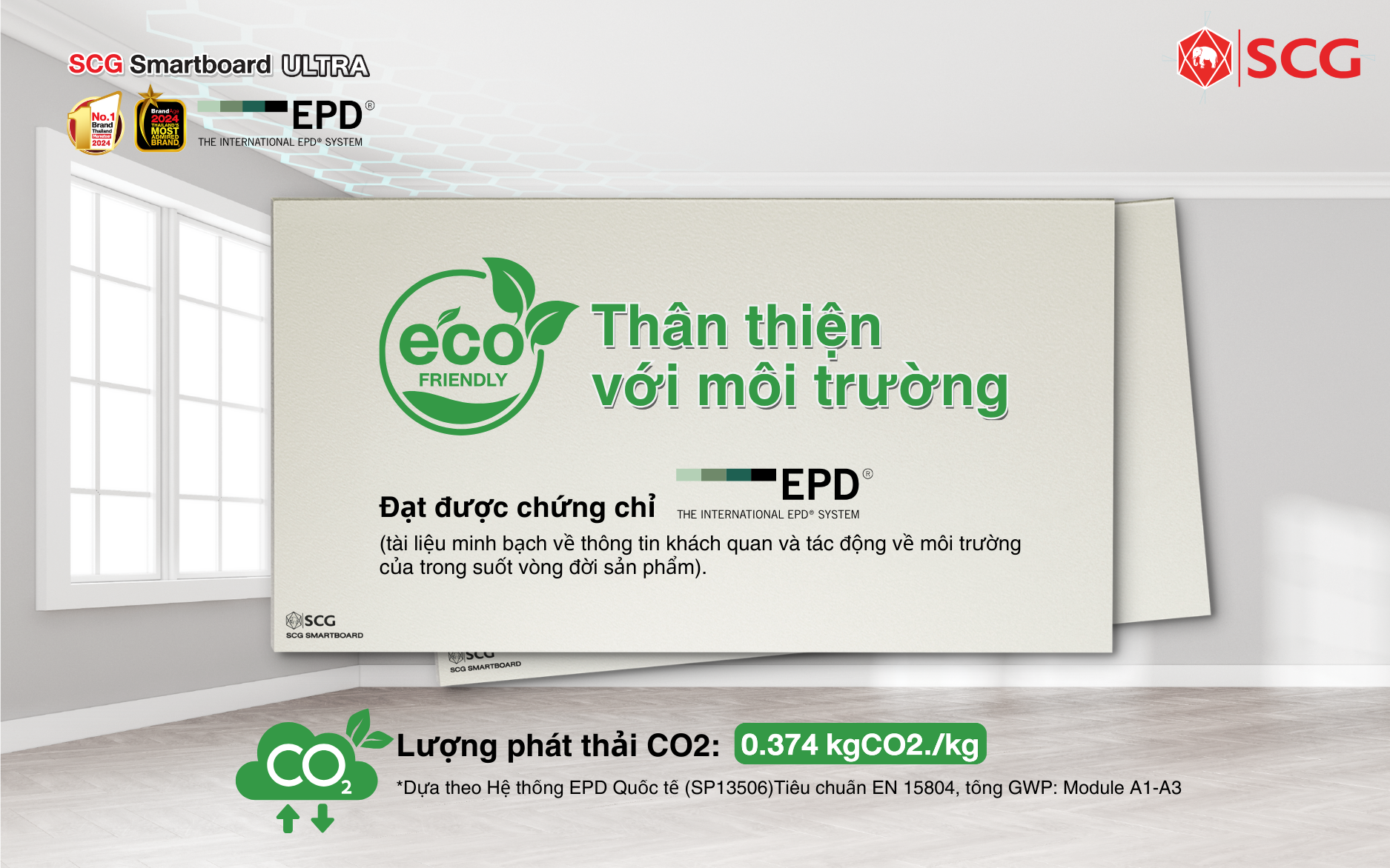 Tấm xi măng Thái Lan SCG Smartboard Ultra - Sản phẩm xanh cho công trình bền vững- Ảnh 1.