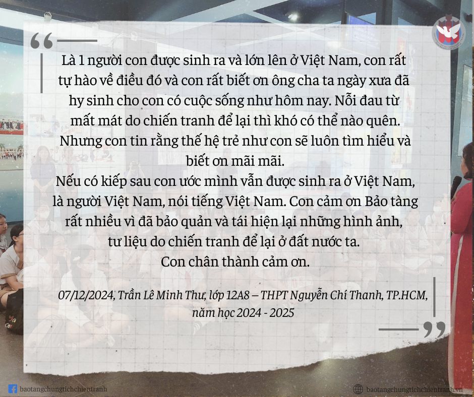 Đưa con đến Bảo tàng Chứng tích chiến tranh dịp 30/4: Vì sao Đưa con đến Bảo tàng Chứng tích chiến tranh dịp 30/4: Vì sao