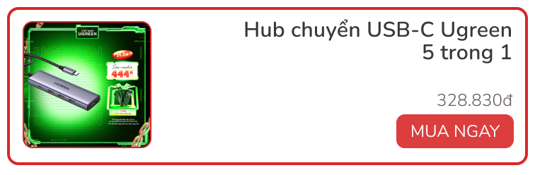 8 đồ bán chạy nhất của Ugreen trên chợ mạng: Món nào cũng doanh số hàng nghìn, đều nhận đánh giá 4.9 sao- Ảnh 1.
