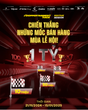 Shoppertainment Race Festive 2024: Đường đua mở lối thành công cho thế hệ KOC mới- Ảnh 10. Shoppertainment Race Festive 2024: Đường đua mở lối thành công cho thế hệ KOC mới- Ảnh 10.