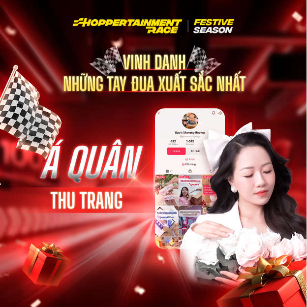 Shoppertainment Race Festive 2024: Đường đua mở lối thành công cho thế hệ KOC mới- Ảnh 8. Shoppertainment Race Festive 2024: Đường đua mở lối thành công cho thế hệ KOC mới- Ảnh 8.
