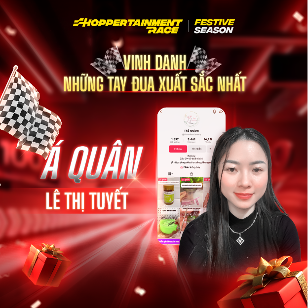 Shoppertainment Race Festive 2024: Đường đua mở lối thành công cho thế hệ KOC mới- Ảnh 7. Shoppertainment Race Festive 2024: Đường đua mở lối thành công cho thế hệ KOC mới- Ảnh 7.
