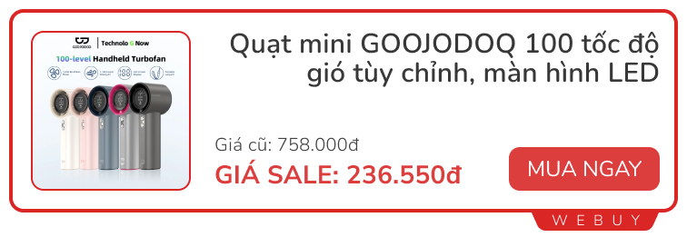 Săn sale cuối tháng: Tất tần tật những món đồ cần cho nghỉ Lễ từ quạt, sạc dự phòng, balo... đều giảm sâu- Ảnh 1.