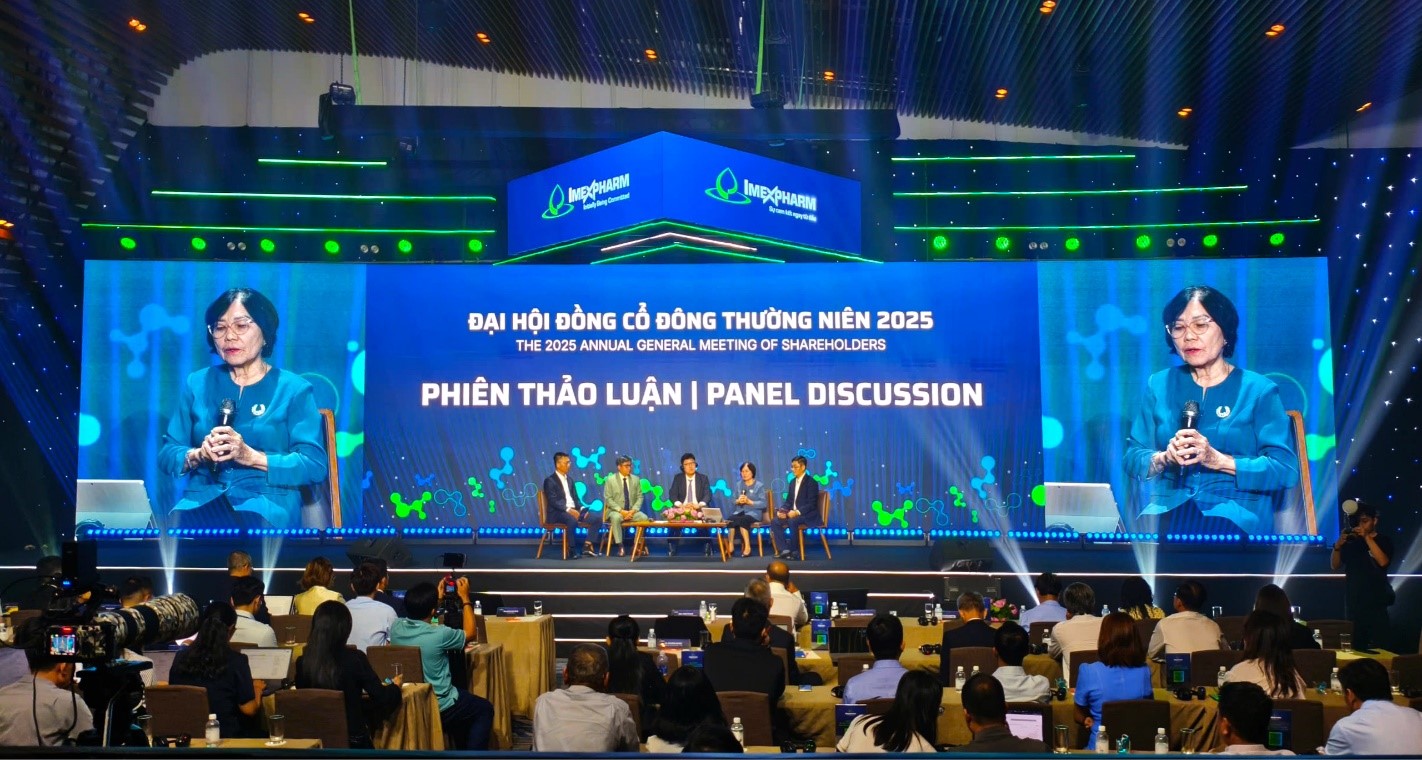 Imexpharm đặt mục tiêu tổng doanh thu năm 2025: 2.981 tỷ đồng, tăng 18,6%- Ảnh 1. Imexpharm đặt mục tiêu tổng doanh thu năm 2025: 2.981 tỷ đồng, tăng 18,6%- Ảnh 1.