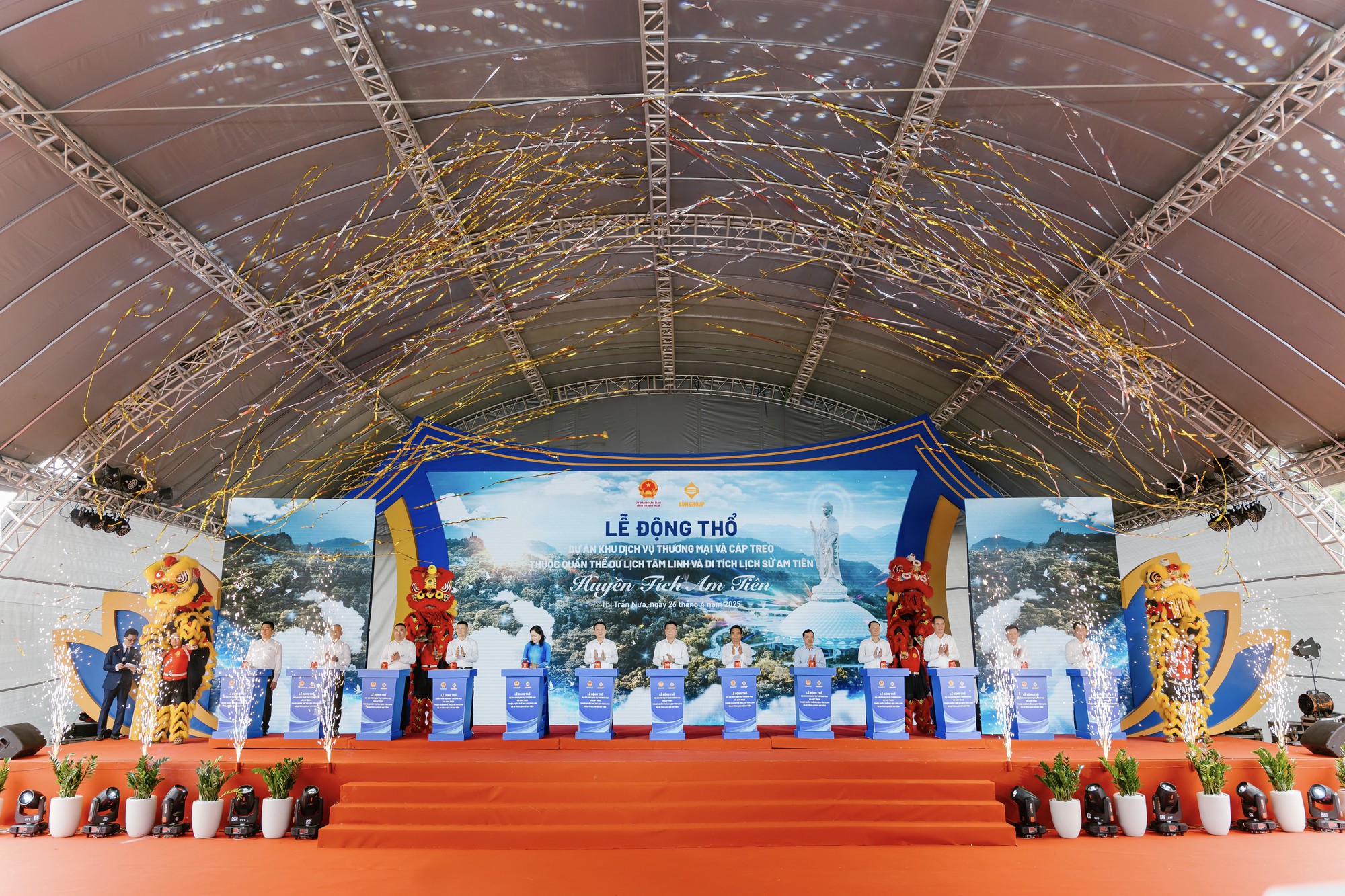 Sun Group động thổ “Khu du lịch tâm linh trắng” quy mô 35 nghìn tỷ đồng tại Thanh Hoá- Ảnh 2. Sun Group động thổ “Khu du lịch tâm linh trắng” quy mô 35 nghìn tỷ đồng tại Thanh Hoá- Ảnh 2.