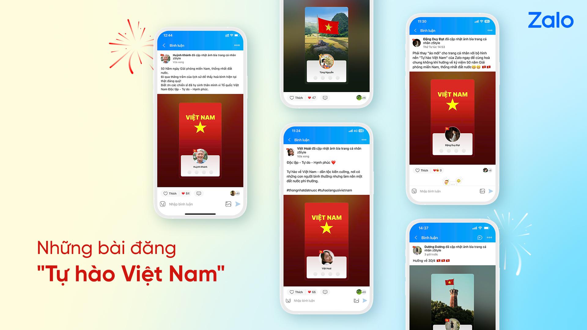 Khoảnh khắc tự hào trên Zalo khi 1 triệu người dùng đổi avatar và hình nền mừng Đại lễ 30/4- Ảnh 1.