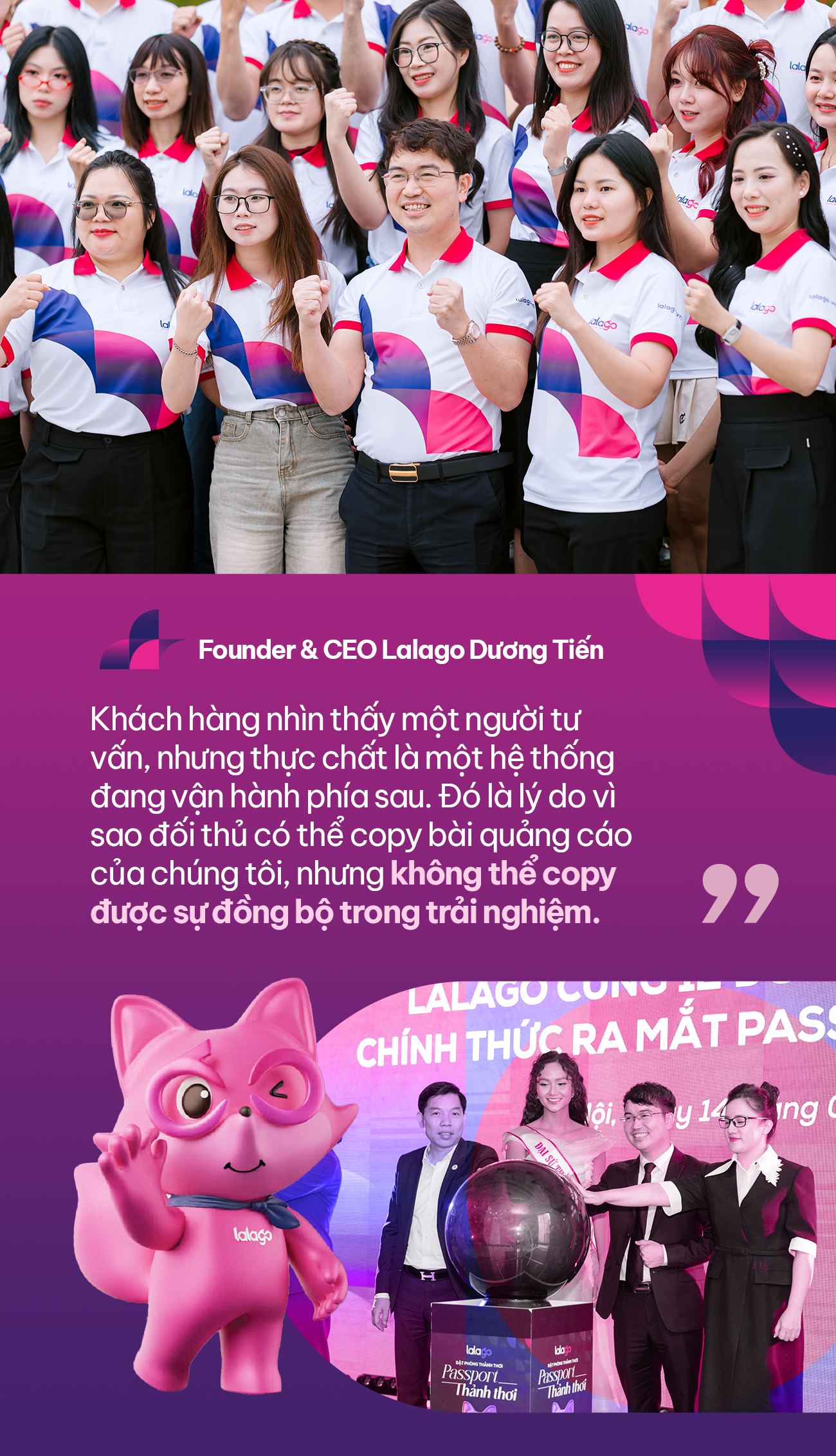 Founder & CEO Lalago Dương Tiến: Trong ngành dịch vụ, để đi đường dài, thứ duy nhất cần “bám” vào là “cảm giác yên tâm của khách hàng”- Ảnh 6. Founder & CEO Lalago Dương Tiến: Trong ngành dịch vụ, để đi đường dài, thứ duy nhất cần “bám” vào là “cảm giác yên tâm của khách hàng”- Ảnh 6.