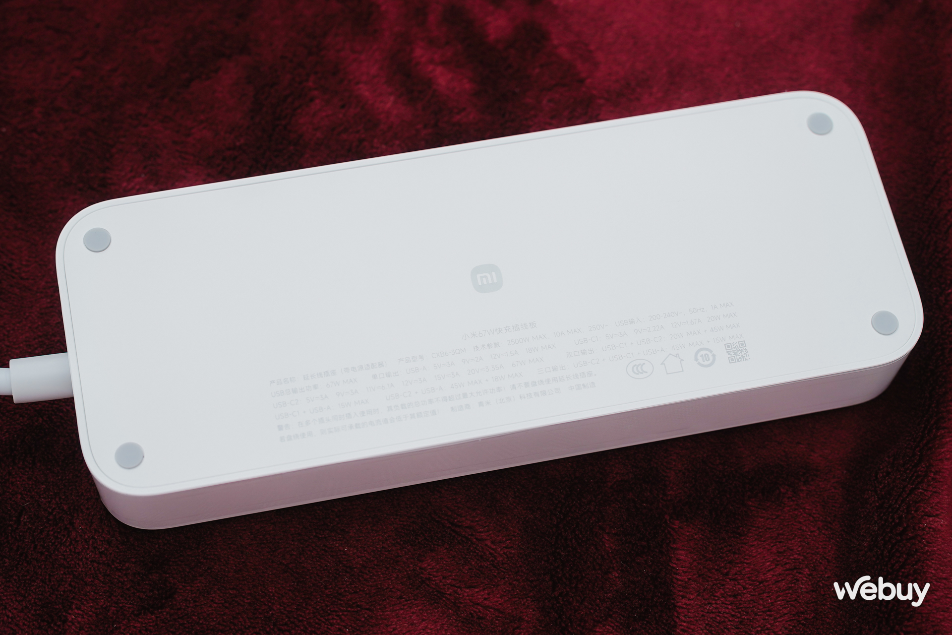 Dùng thử ổ cắm điện Xiaomi tích hợp USB-C 67W: Giá chỉ 350.000 đồng, gọn nhẹ, hỗ trợ đủ chuẩn sạc nhanh nhưng vẫn có một điểm cần lưu ý- Ảnh 7. Dùng thử ổ cắm điện Xiaomi tích hợp USB-C 67W: Giá chỉ 350.000 đồng, gọn nhẹ, hỗ trợ đủ chuẩn sạc nhanh nhưng vẫn có một điểm cần lưu ý- Ảnh 7.