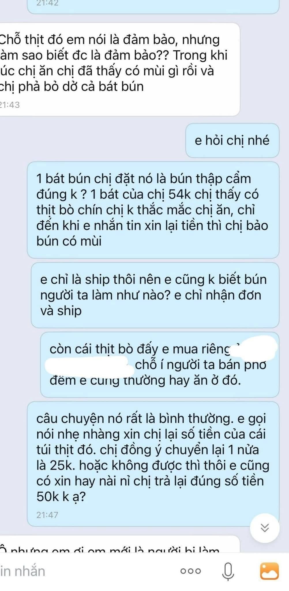 Anh shipper giao nhầm túi thịt bò, bị khách "tổng sỉ vả" khiến hơn 300.000 người bức xúc dùm!- Ảnh 6. Anh shipper giao nhầm túi thịt bò, bị khách "tổng sỉ vả" khiến hơn 300.000 người bức xúc dùm!- Ảnh 6.