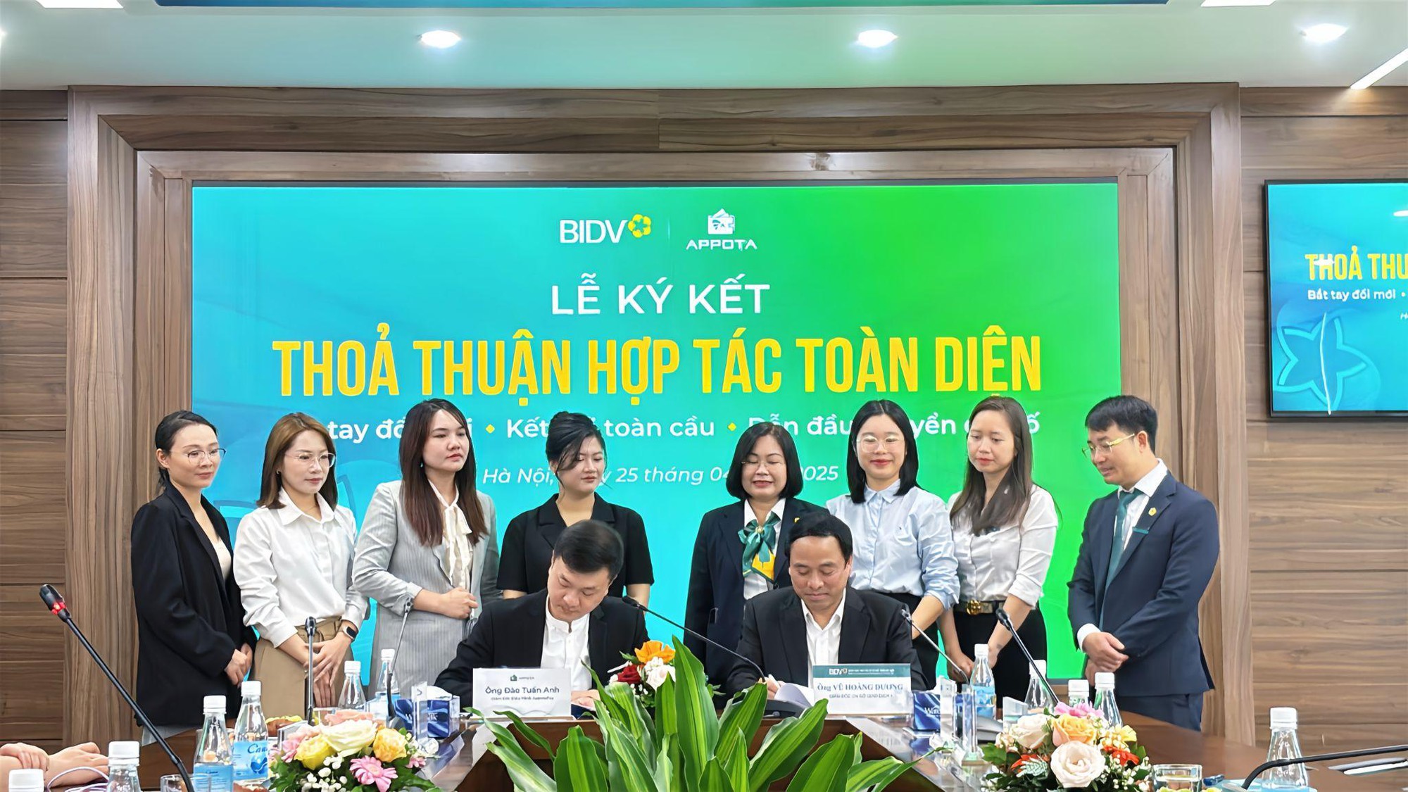 Bắt tay BIDV, AppotaPay đẩy mạnh thanh toán số, kết nối toàn cầu- Ảnh 1. Bắt tay BIDV, AppotaPay đẩy mạnh thanh toán số, kết nối toàn cầu- Ảnh 1.