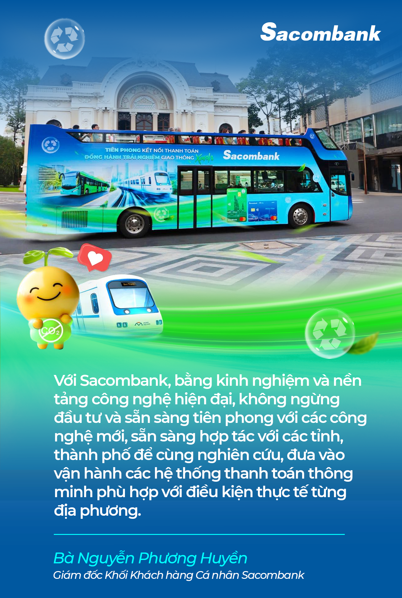 “Mở lối tương lai": Sacombank đồng hành phát triển giao thông xanh, thông minh- Ảnh 5. “Mở lối tương lai": Sacombank đồng hành phát triển giao thông xanh, thông minh- Ảnh 5.