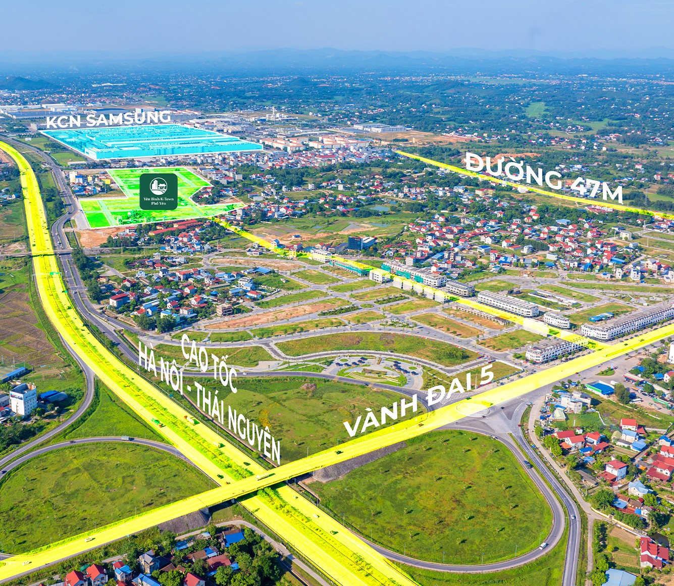 Yên Bình K-Town Phổ Yên: Giao lộ Hàn bừng sáng giao thương- Ảnh 1. Yên Bình K-Town Phổ Yên: Giao lộ Hàn bừng sáng giao thương- Ảnh 1.